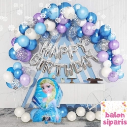 Frozen Balon Zincir Seti Kendin Yap 