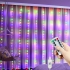 USB Girişli Kumandalı 300 LED Peri Işığı – 3x3m Rengarenk Dekoratif Perde Işık
