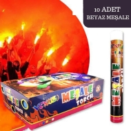 Meşale Beyaz 10 Adet