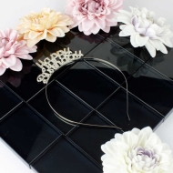 Happy Birthday Metal Taç Gümüş Happy Birthday Metal Taç Gümüş