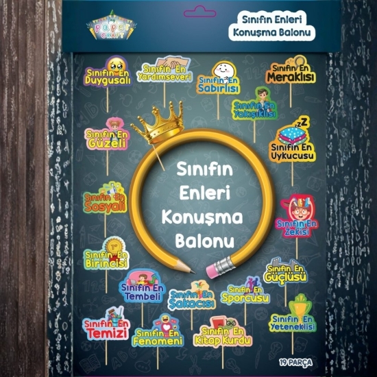 Mezuniyet Konuşma Balonu Seti 19 Parça