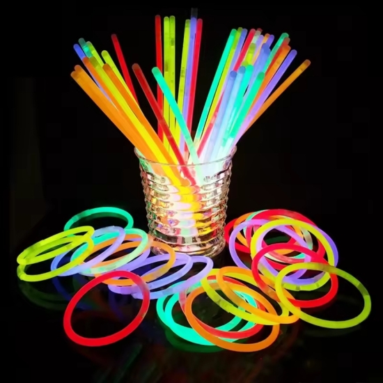 Işıklı ve Fosforlu Neon Bileklik 50 Adet