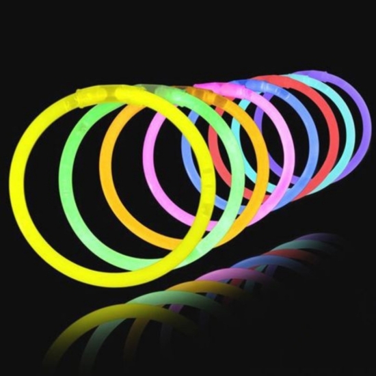 Işıklı ve Fosforlu Neon Bileklik 50 Adet