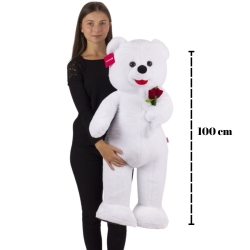 Peluş Ayı Beyaz Selay 100 cm