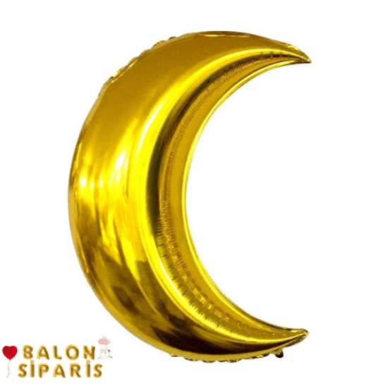Ay Folyo Balon Gold