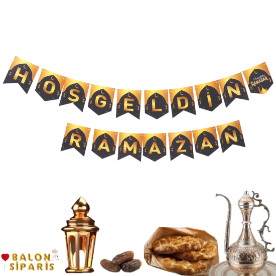 Hoşgeldin Ramazan Zikzak Banner