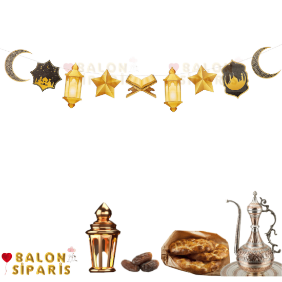 Ramazan Dekoratif Süs Gold 160 Cm