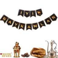 İyi Bayramlar Zikzak Banner 190 cm