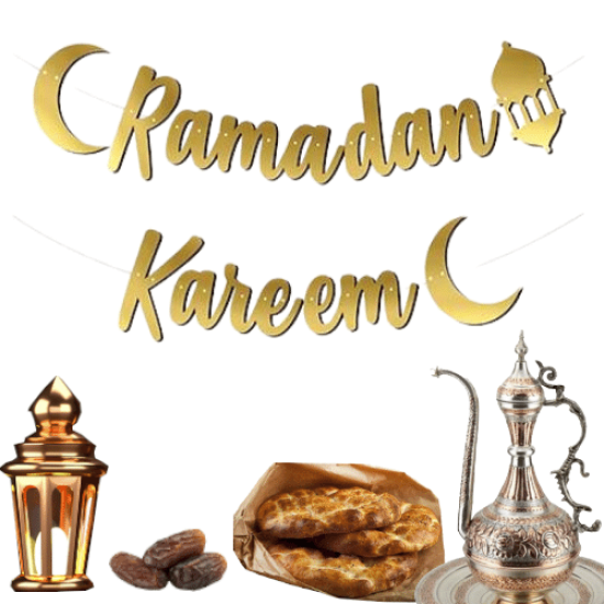 Ramadan Kareem Kaligrafi Banner