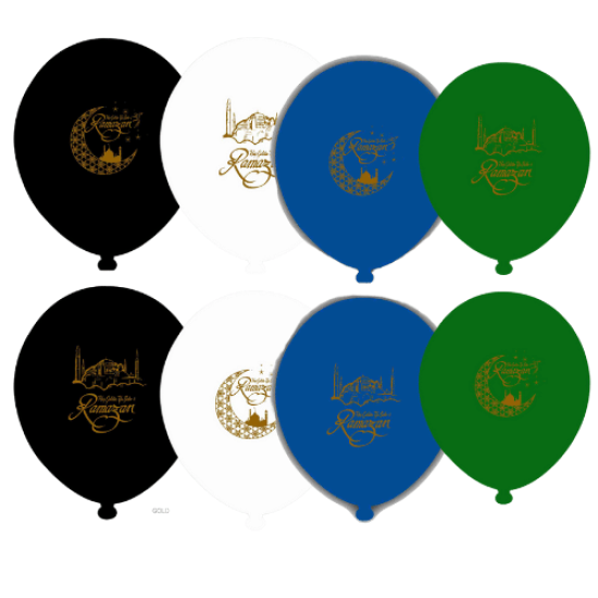 Hoşgeldin Ramazan Baskılı Balon 100 Adet