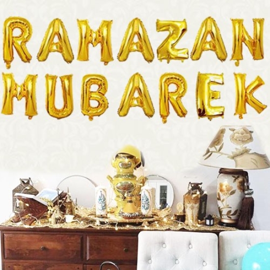 Ramazan Mubarek Folyo Balon Seti 40 cm
