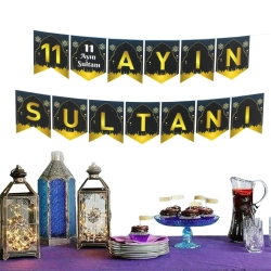  11 Ayın Sultanı Yazısı Mavi