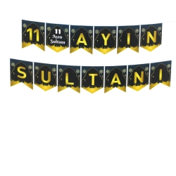  11 Ayın Sultanı Yazısı Mavi