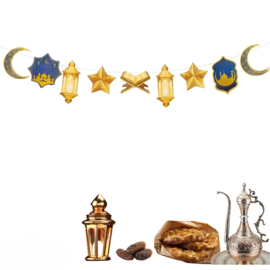 Ramazan Dekoratif Süs Mavi 160 Cm