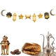 Ramazan Dekoratif Süs Gold 160 Cm