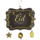 Eid Mubarak Büyük Tavan Süs