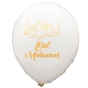 Eid Mubarek Baskılı Balon 10 adet