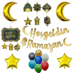 Hoş Geldin Ramazan Süsleri Seti 6 Parça