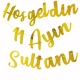 Hoş Geldin 11 Ayın Sultanı Kaligrafi Banner