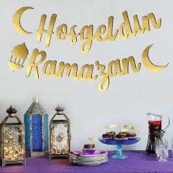 Hoş geldin Ramazan Kaligrafi Banner