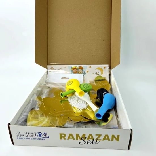 Hoş Geldin Ramazan Kutulu Süsleme Set 6 Parça