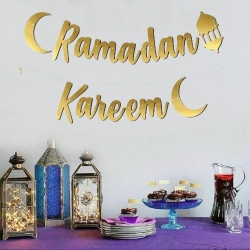 Ramadan Kareem Kaligrafi Banner