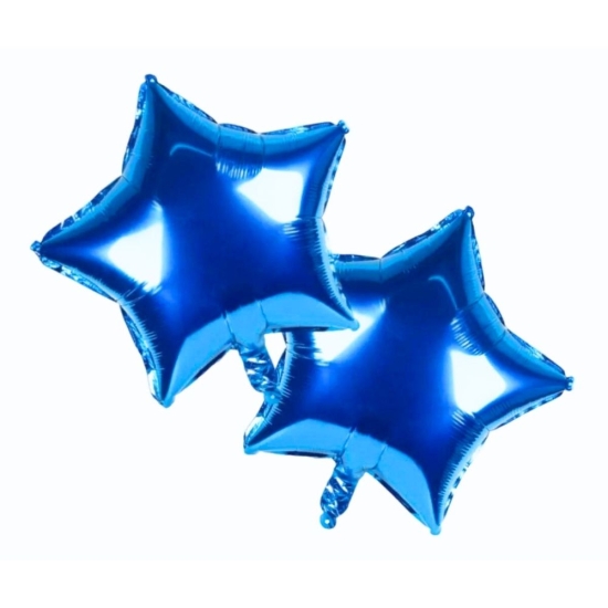 Yıldız Folyo Balon Mavi (45 cm)