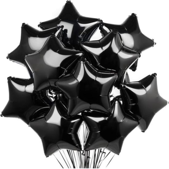 Yıldız Folyo Balon Siyah (45 cm)