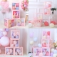 Şeffaf Balon Kutu Pembe 17 cm Şeffaf Balon Kutu Pembe 17 cm