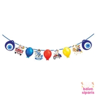 Sünnet Figürlü Dekoratif Banner 170 cm Sünnet Figürlü Dekoratif Banner 170 cm