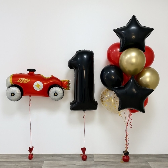 Yarış Araba Uçan Balon Seti