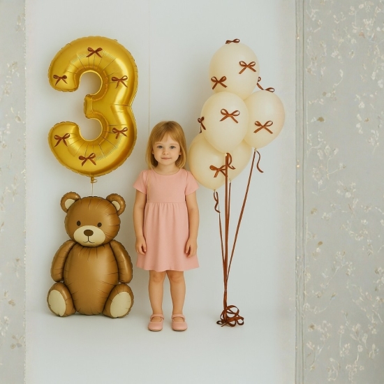 Ayıcık Uçan Balon Demeti