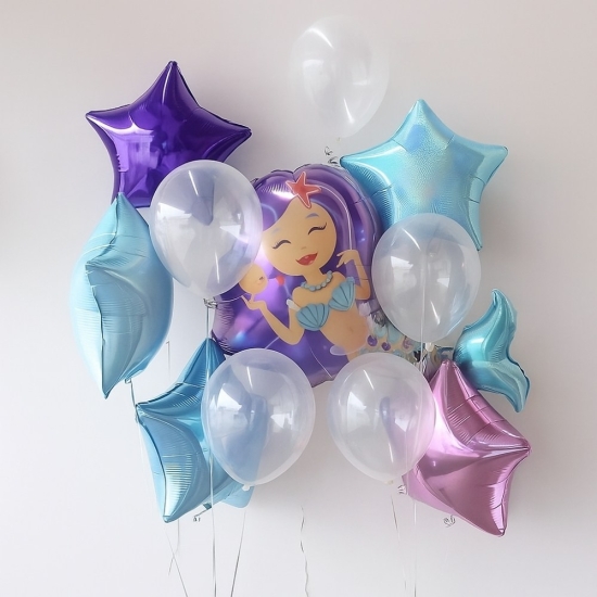 Deniz Kızı Uçan Balon Demeti