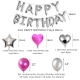 Uçan Balon Doğum Günü Seti Pembe