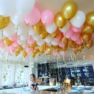 Parlak Uçan Balon Demetleri Özel Gün İçin  (50 Adet)