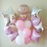 Kız Bebek Baby Shower Uçan Balon Seti