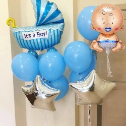 Baby Shower Uçan Balon Erkek