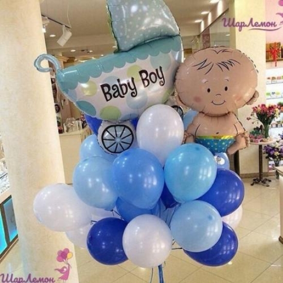 Baby Shower Uçan Balon Erkek