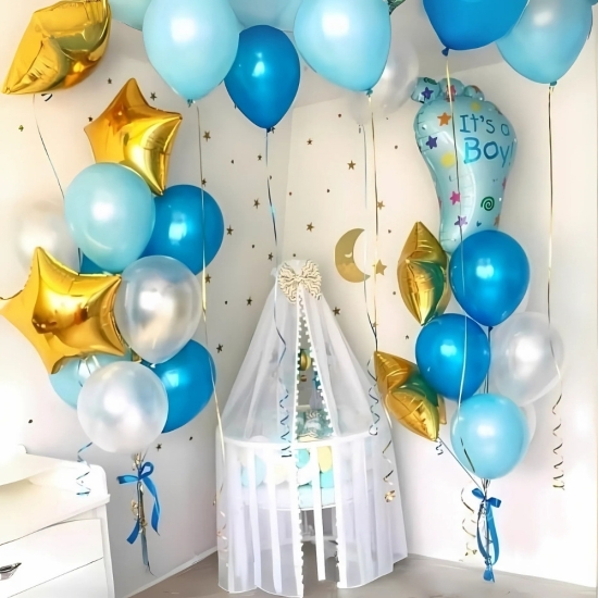 Yeni Doğan Uçan Balon Seti Erkek