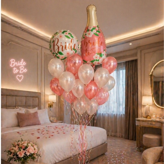 Bekarlığa Veda Uçan Balon Oda Süsleme Seti