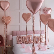 Bride Uçan Balon Kalp Seti Püsküllü