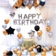 Uçan Balon Doğum Günü Seti Altın Uçan Balon Doğum Günü Seti Altın