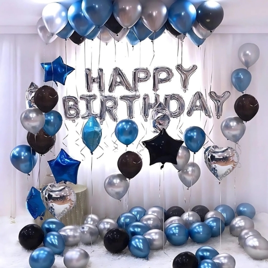 Uçan Balon Doğum Günü Yetişkin Seti Mavi Uçan Balon Doğum Günü Yetişkin Seti Mavi
