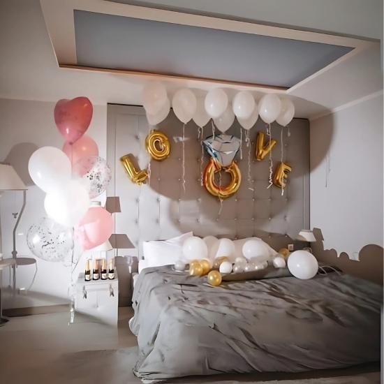 Evlilik Teklifi Uçan Balon Seti Evlilik Teklifi Uçan Balon Seti