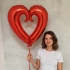 Kalp İçi Boş Uçan Balon 100 cm