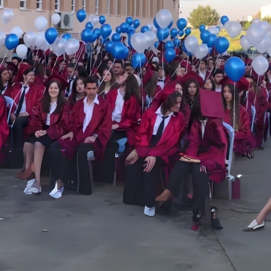 Mezuniyet Temalı Uçan Balon Seti - 50 Adet Mezuniyet Temalı Uçan Balon Seti - 50 Adet