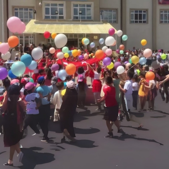 Mezuniyet Temalı Uçan Balon Seti - 50 Adet Mezuniyet Temalı Uçan Balon Seti - 50 Adet