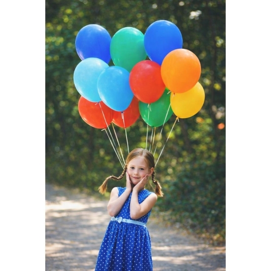 Pastel Helyumlu Uçan Balon Demeti (12 Adet) Pastel Helyumlu Uçan Balon Demeti (12 Adet)