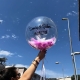 Uçan Şeffaf  Tüylü Balon 60 cm ürün görseli - 7