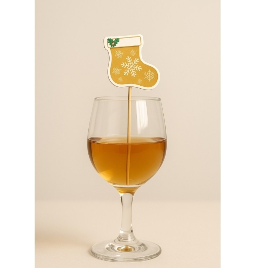 Yılbaşı Kokteyl Kürdanı 8 Adet